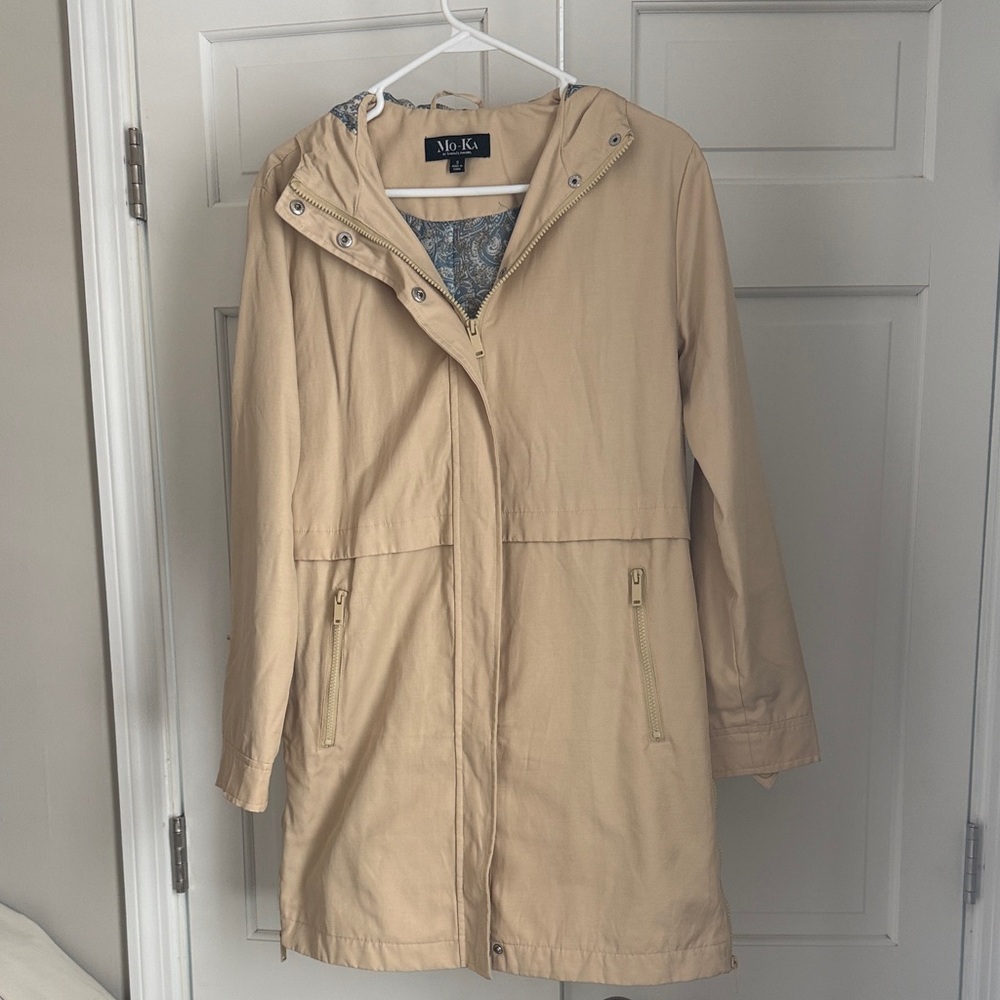 Me.Ka Women's Tan Trench Coat
